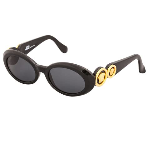 vintage versace style medusa black sunglasses|versace medusa sunglasses for sale.